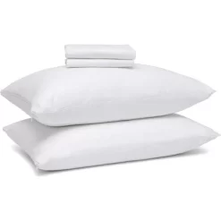 Circles Home 100% Cotton Breathable And Quiet Pillow Protector With Zipper – (8 Pack) -Home Series Shop GUEST 4e928ee0 b6d2 42f1 846e 2e94e749fcfb