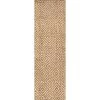 Hira Hand Woven Diamond Chunky Jute Area Rug - JONATHAN Y