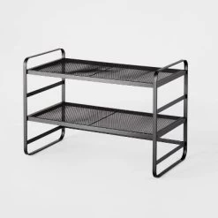 2 Tier Shoe Rack Metal Mesh - Brightroom™ -Home Series Shop GUEST 526c6366 f577 4843 a484 8fd156aad026