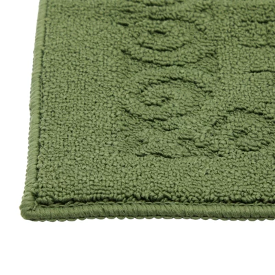 Farmlyn Creek Green Rectangle Rug With Latex Backing, Kitchen Mat, Indoor Outdoor Doormat For Home Entryway (43 X 20 In) 2 Farmlyn Creek Green Rectangle Rug With Latex Backing, Kitchen Mat, Indoor Outdoor Doormat For Home Entryway (43 X 20 In) - Image 2