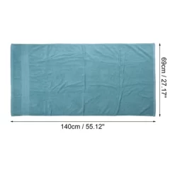 Unique Bargains Bathroom Classic Soft Absorbent Cotton Bath Towel 55.12"x27.17" 1 Pc -Home Series Shop GUEST 561ded40 9920 4de6 bb5c 2cbc45f42892