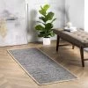 NuLOOM Sabby Hand Woven Leather Flatweave Area Rug
