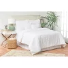 C&F Home 26 X 26 Eyelashes White Euro Sham