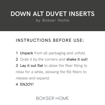 Premium All Season Down Alternative Duvet Comforter Insert | BOKSER HOME 10 Premium All Season Down Alternative Duvet Comforter Insert | BOKSER HOME - Image 10