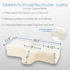 Therapeutica Orthopedic Sleeping Pillow, Helps Spinal Alignment & Neck Support -Home Series Shop GUEST 57c920ae dc01 4331 8874 6ad7d0f74ced