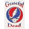Just Funky Grateful Dead Steal Your Face Logo White 60"x90" Tapestry