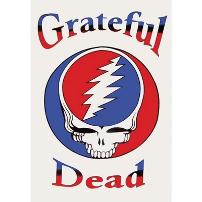 Just Funky Grateful Dead Steal Your Face Logo White 60"x90" Tapestry 1 Just Funky Grateful Dead Steal Your Face Logo White 60"x90" Tapestry