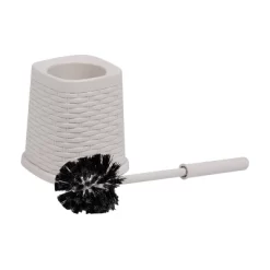 Square Wastepaper Basket And Toilet Brush Set Ivory - Mind Reader -Home Series Shop GUEST 6042bb7b 7eb4 417a b463 1c5580da695d