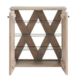 31" Castleton Mango Wood Shoe Cubbie Storage Cabinet Driftwood - Alaterre Furniture -Home Series Shop GUEST 61202b6d c568 4101 8701 ac7dc8a87370