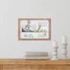 Northlight Framed "Best Day Ever" With Photo Clip Wall Art 11.75"