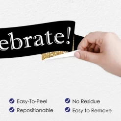 Big Dot Of Happiness Adult 50th Birthday - Gold - Peel And Stick Birthday Party Decoration - Wall Decals Backdrop -Home Series Shop GUEST 62ade572 cfd8 41f0 9f93 e7ddd1ab06a1