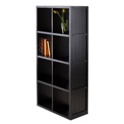 40.08" 9pc Timothy Set Storage Shelf 4X2 With Baskets Black - Winsome -Home Series Shop GUEST 638e8f48 17dd 4e39 bbf1 ca2cd86641c4