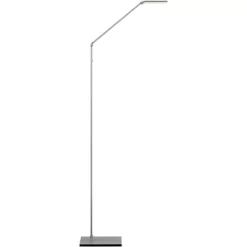 Possini Euro Design Bentley Modern Task Floor Lamp 61" Tall Silver LED Touch On Off Adjustable Head For Living Room Reading Bedroom Office House Home -Home Series Shop GUEST 6486724c 5952 43a9 987b 7df79231c920
