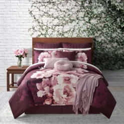 14pc King Liana Comforter Set Plum Purple - Lanwood Home -Home Series Shop GUEST 6559ad4d e054 49b1 830c 7388aa95ab4c