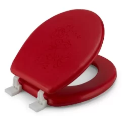 J&V Textiles Embroidered Soft Round Toilet Seat With Easy Clean & Change Hinge, Padded -Home Series Shop GUEST 65604ccc 1440 4556 b3bb f38eb9d0d71d