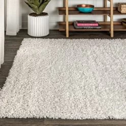Mercer Shag Plush Tassel Moroccan Diamond Area Rug - JONATHAN Y -Home Series Shop GUEST 65a97f2a 066b 41db 82f4 6adaced41c3c