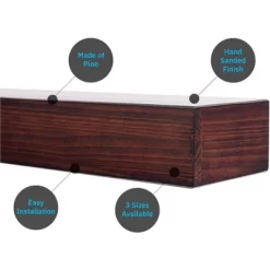 Austin Floating Wood Mantel Shelf Pine Wood Rustic Shelf | Mantels Direct -Home Series Shop GUEST 65bcb225 8942 4848 88ce b08fc52df298