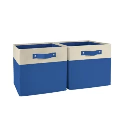 2pc Kids' 10.5" Two-Toned Folding Storage Bin Set - RiverRidge Home -Home Series Shop GUEST 67ff2a3e 483e 47b6 bbbf d3ff3cb9f26a
