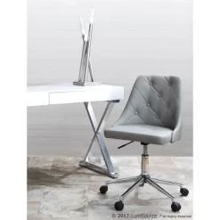 26" Icicle Desk Lamp Brushed Nickel - LumiSource -Home Series Shop GUEST 688838ce 7b08 4bb4 b07c bff0fae346d8