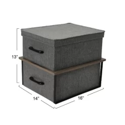 Household Essentials Stacking Storage Boxes With Laminate Top Ashwood -Home Series Shop GUEST 691c69b2 56e1 494b 9e9b 471954d33f6d
