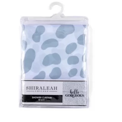 Shiraleah "Hello Gorgeous" Grey Leopard Print Shower Curtain -Home Series Shop GUEST 69d53430 d9fb 4370 928a 5be95cd5733a