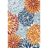 Crisantemo Floral Indoor/Outdoor Area Rug - JONATHAN Y