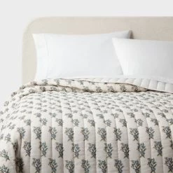 Voile Woodblock Printed Quilt Ivory - Threshold™ -Home Series Shop GUEST 6c09ead2 dfb1 46be bf31 3922aa8b5dff