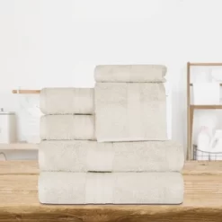 Classic Plush Absorbent 6-Piece Towel Set By Blue Nile Mills -Home Series Shop GUEST 6ddb850f d3a0 4d08 bec0 9c4583dab3ca