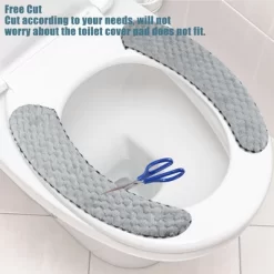 Unique Bargains 2 Pair Toilet Seat Cover Pad Bathroom Warm Toilet Seat Cushion Washable Reusable -Home Series Shop GUEST 6ec6dd1d 41e5 4f92 bc56 f6b6b094ba43