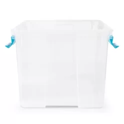 Sterilite 54 Quart Clear Plastic Stackable Storage Container Box Bin With Air Tight Gasket Seal Latching Lid Long Term Organizing Solution -Home Series Shop GUEST 6f27467c 52ef 43c8 98aa 0138a3556781