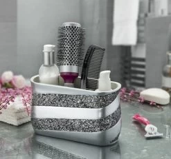 Creative Scents Silver Mosaic Vanity Mirror Tray