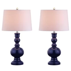 28.5" (Set Of 2) Genie Glass Table Lamps (Includes LED Light Bulb) - JONATHAN Y -Home Series Shop GUEST 70e78925 d654 414a b477 a09e96dd8100
