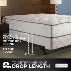 Shopbedding Ruffled Bed Skirt With Split Corner, Cotton Blend Dust Ruffle -Home Series Shop GUEST 7180a625 2f4b 45c0 8078 b79f964f9f78