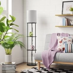 Shelf Floor Lamp Black (Includes LED Light Bulb) - Room Essentials™ -Home Series Shop GUEST 725bae6d c048 4414 a469 c2a3bc91d25b