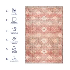 NuLOOM Serenity Machine Washable Diamond Trellis Area Rug -Home Series Shop GUEST 7392ab4e db30 4ed6 a374 b42b87509b5c