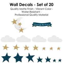 Big Dot Of Happiness Twinkle Twinkle Little Star - Peel And Stick Nursery And Kids Room Vinyl Wall Art Stickers - Wall Decals - Set Of 20 -Home Series Shop GUEST 7462ade4 da0a 48b4 93a9 1497ed8f2b43