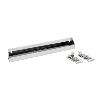 Rev-A-Shelf 6541 Stainless Steel Slim Tip-Out Tray With Hinges For Kitchens, Laundry Rooms, Or Vanity Cabinets 6 Rev-A-Shelf 6541 Stainless Steel Slim Tip-Out Tray With Hinges For Kitchens, Laundry Rooms, Or Vanity Cabinets - Image 6