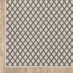 Trinity Casual Diamond Lattice Patio Area Rug Beige/Gray - Captiv8e Designs -Home Series Shop GUEST 75309c66 07ef 4f7f 8a49 69faa8bec40b