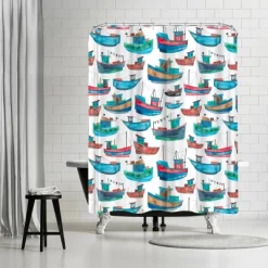 Americanflat 71" X 74" Shower Curtain Style 2 By Elena O'Neill -Home Series Shop GUEST 7550c52e 9704 48f5 a7d0 0ca0e3609818