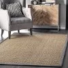 NuLOOM Hesse Checker Weave Seagrass Area Rug