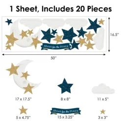 Big Dot Of Happiness Twinkle Twinkle Little Star - Peel And Stick Nursery And Kids Room Vinyl Wall Art Stickers - Wall Decals - Set Of 20 -Home Series Shop GUEST 77b527bc ffb7 4b13 9cc4 c8389ad11c06