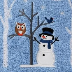 Winter Friends Bath Towel Blue - SKL Home