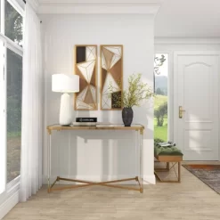 Modern Metal Abstract Wall Decor Set Of 2 Brown - CosmoLiving By Cosmopolitan -Home Series Shop GUEST 7961e1d0 2701 4a54 b455 ea1ffdec0ae0