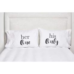 C&F Home Her One His Only Pillowcase Set