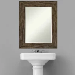 Amanti Art Fencepost Petite Bevel Wood Bathroom Wall Mirror -Home Series Shop GUEST 7ae07d7c 84e5 48dd b32e c2471356bf73