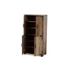 4 Door Cyrille Wood Shoe Cabinet Brown - Baxton Studio