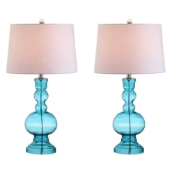 28.5" (Set Of 2) Genie Glass Table Lamps (Includes LED Light Bulb) - JONATHAN Y -Home Series Shop GUEST 7b199c02 8858 4078 aa3b 151fa7adc621