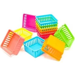 Bright Creations 12 Pack 6 Colors Plastic Pen & Pencil Storage Baskets Trays For Classroom Organizer Drawers Shelves Closet And Desk -Home Series Shop GUEST 7d8c7885 afe3 48ff 8bde 124ec19df7d1