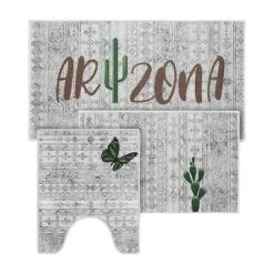 Bathroom Rugs 3 Piece Set - Non-Slip Ultra Thin Bath Rugs For Bathroom Floor -Home Series Shop GUEST 7dc3cc20 08f9 4795 b3ab 96f92fca6037