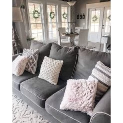 20"x20" Oversize Adelyn Family-Friendly Square Throw Pillow Cover - Lush Décor -Home Series Shop GUEST 7e53a3c7 6dda 46f3 a698 ac3b43d30421